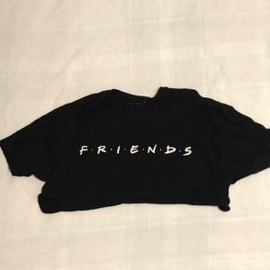 Cropped “Friends” Tee